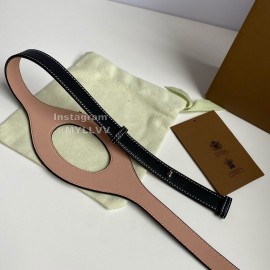 Burberry Soft Lamb Skin 20mm Belt Black