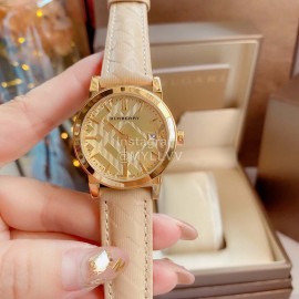 Burberry 34mm Dial Quartz Watch For Women Gold