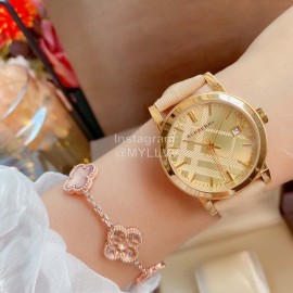 Burberry 34mm Dial Quartz Watch For Women Gold