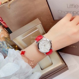 Burberry 34mm Dial Quartz Watch For Women Red