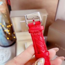 Burberry 34mm Dial Quartz Watch For Women Red