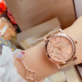 Burberry 34mm Dial Quartz Watch For Women Brown