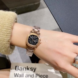 Burberry 34mm Dial Diamond Quartz Watch For Women Gold