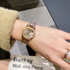 Burberry 34mm Dial Diamond Quartz Watch For Women Gold