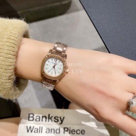 Burberry 34mm Dial Diamond Quartz Watch For Women Gold