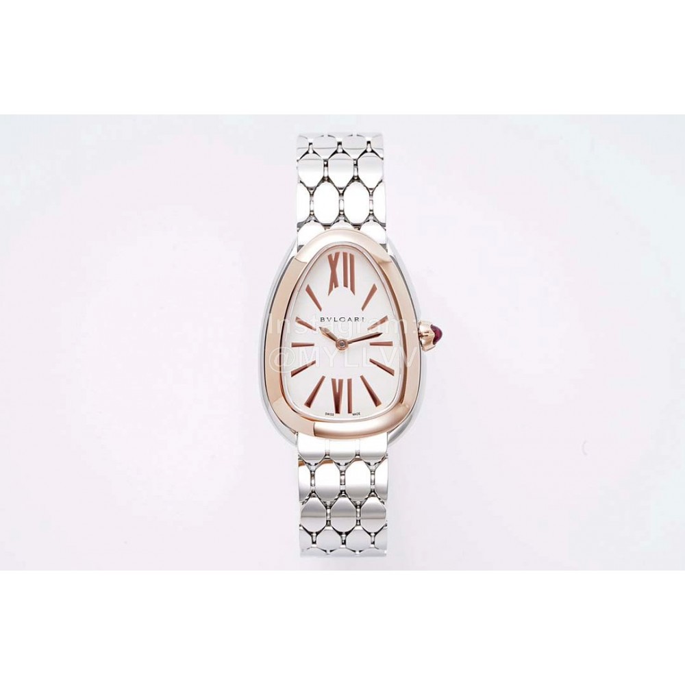 Bvlgari Serpenti Seduttori 30m Waterproof Watch Rose Gold