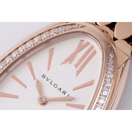 Bvlgari Serpenti Seduttori 30m Waterproof Diamond Watch Rose Gold