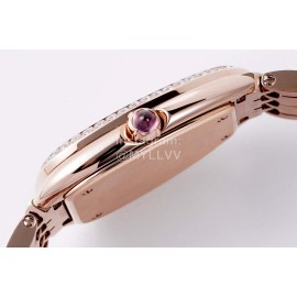 Bvlgari Serpenti Seduttori 30m Waterproof Diamond Watch Rose Gold