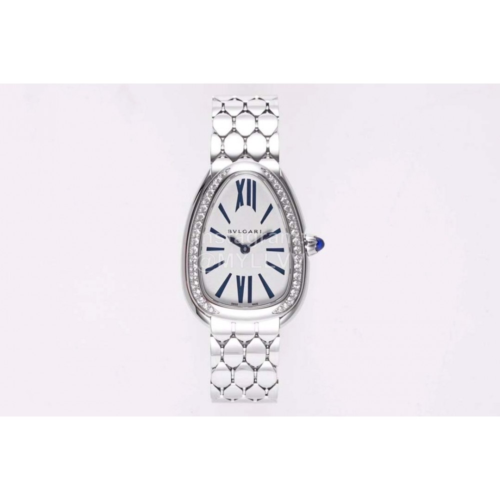 Bvlgari Serpenti Seduttori 30m Waterproof Diamond Watch 
