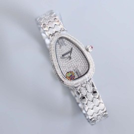 Bvlgari Serpenti Seduttori Diamond Watch For Women Silver