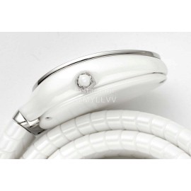 Bvlgari Diamond Serpenti Tubogas Ceramic Watch For Women White