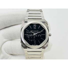 Bvlgari Bv Factory Octo Finissimo 40mm Dial Watch For Men Black