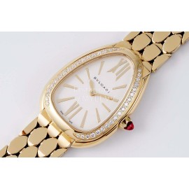 Bvlgari Serpenti Seduttori Waterproof Diamond Watch Gold