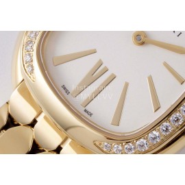 Bvlgari Serpenti Seduttori Waterproof Diamond Watch Gold