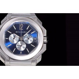 Bvlgari Otco Finissimo Multifunctional Six Needle Quartz Watch Navy