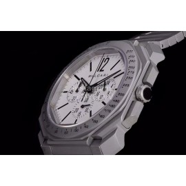 Bvlgari Otco Finissimo Multifunctional Six Needle Quartz Watch White