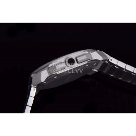 Bvlgari Otco Finissimo Multifunctional Six Needle Quartz Watch White