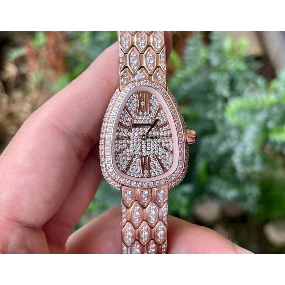 Bvlgari Octo Finissimo Serpenti Seduttori Watch Rose Gold