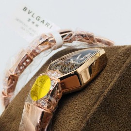Bvlgari An Factory Fashion Diamond Quartz Watch For Women Rose Gold