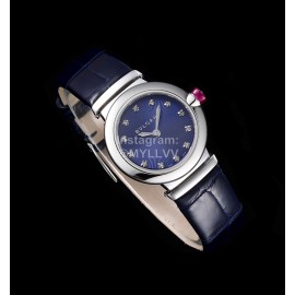 Bvlgari An Factory 28mm Dial Watch For Women Blue