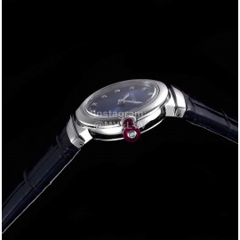 Bvlgari An Factory 28mm Dial Watch For Women Blue