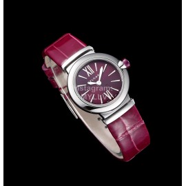 Bvlgari An Factory 28mm Dial Watch For Women Wine Red