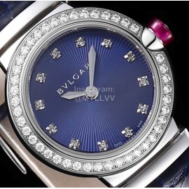 Bvlgari An Factory Fashion 28mm Dial Watch For Women Blue