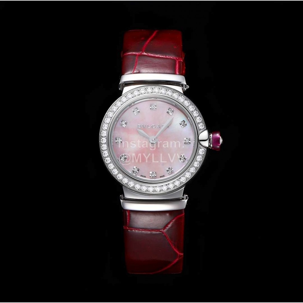 Bvlgari An Factory Fashion 28mm Dial Watch For Women Pink