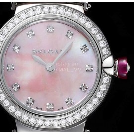 Bvlgari An Factory Fashion 28mm Dial Watch For Women Pink