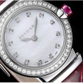 Bvlgari An Factory New 28mm Dial Diamond Watch For Women