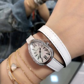 Bvlgari Bv Factory Serpenti Series Watch For Women White