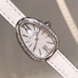 Bvlgari Bv Factory Serpenti Series Watch For Women White
