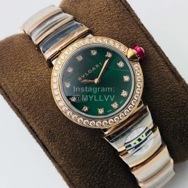 Bvlgari Bv Factory 33mm Dial Watch For Women Green