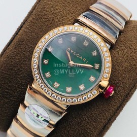 Bvlgari Bv Factory 33mm Dial Watch For Women Green