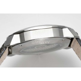 Bvlgari Octo Roma 41mm Dial Leather Strap Watch For Men Blue