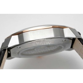 Bvlgari Octo Roma 41mm Dial Leather Strap Watch For Men Black