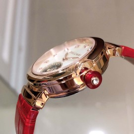 Bvlgari Lvcea Series Cowhide Strap Watch For Women