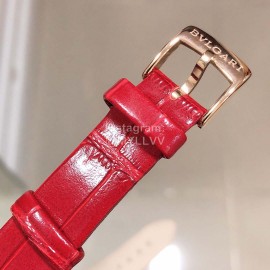 Bvlgari Lvcea Series Cowhide Strap Watch For Women