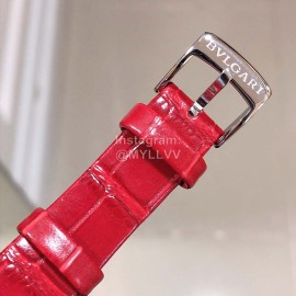 Bvlgari Lvcea Series Fashion Cowhide Strap Watch For Women