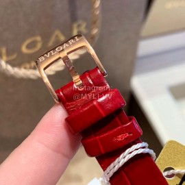 Bvlgari Letter Hollowed Out Design Diamond Mechanical Watch