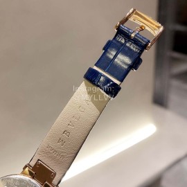 Bvlgari Aventurine 33mm Dial Leather Strap Watch For Women