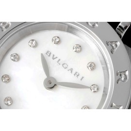 Bvlgari B.Zero 1 Cowhide Strap 23mm Dial Watch Black