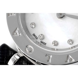 Bvlgari B.Zero 1 Cowhide Strap 23mm Dial Watch Black