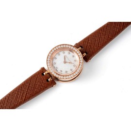 Bvlgari B.Zero 1 Cowhide Strap 23mm Dial Watch Brown