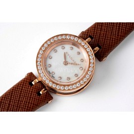 Bvlgari B.Zero 1 Cowhide Strap 23mm Dial Watch Brown