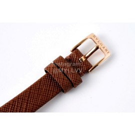 Bvlgari B.Zero 1 Cowhide Strap 23mm Dial Watch Brown