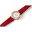 Bvlgari B.Zero 1 Cowhide Strap 23mm Dial Watch Red