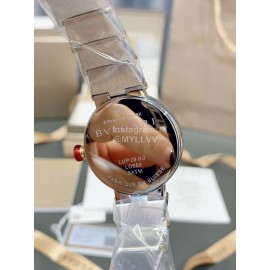 Bvlgari Blingbling Diamond 33mm Dial Lunar Watch Purple