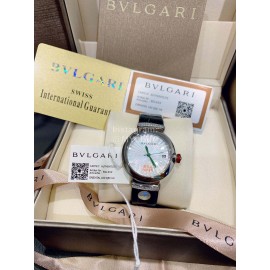 Bvlgari Calendar Leather Strap 33mm Dial Watch 
