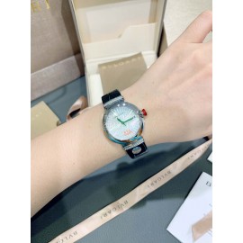 Bvlgari Calendar Leather Strap 33mm Dial Watch 